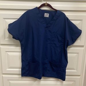 S.C.R.U.B.S. Navy blue size large scrub top